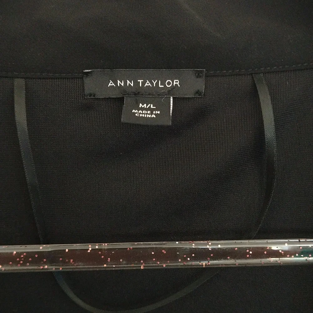 Ann Taylor Black Velvet Kimono - Picture 15 of 16